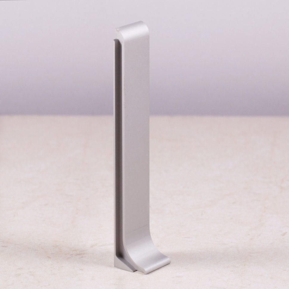 Соединитель для плинтуса PL 40.3000.AA, H=40 мм, алюминий матовый, цвет серебро