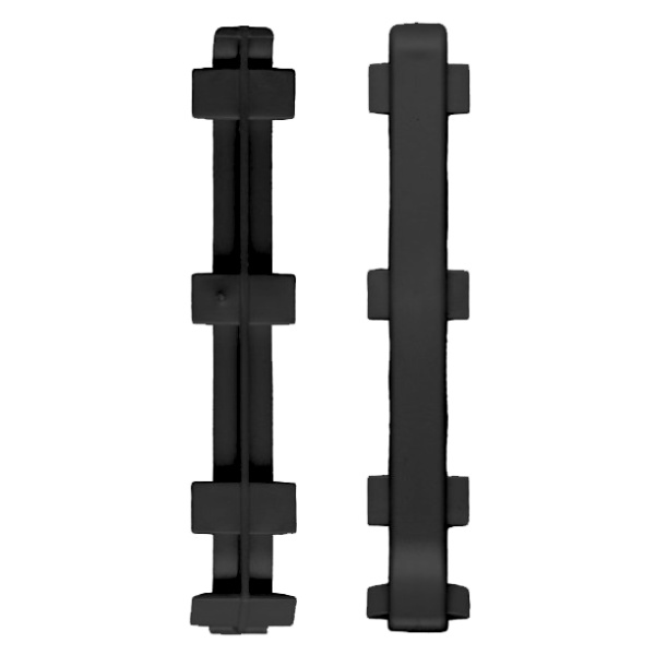 КПл 60-1.15 Соединитель из ПВХ для плинтуса Пл 60, цвет чёрный (2 шт.)