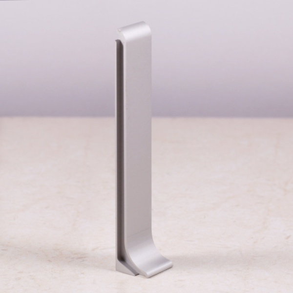 Соединитель для плинтуса PL 100.3000.AA, H=100 мм, алюминий матовый, цвет серебро