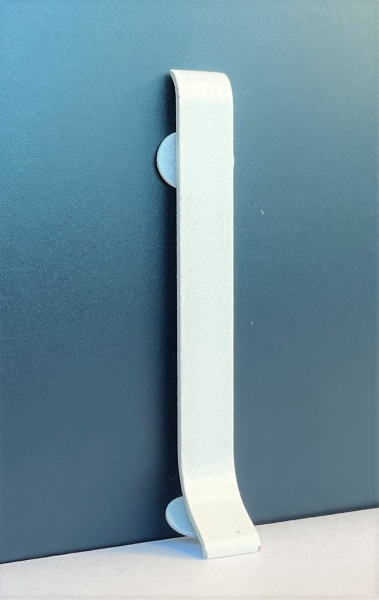 Соединитель для плинтуса PL 60.3000.010, H=60 мм, алюминий окрашенный, цвет белый муар